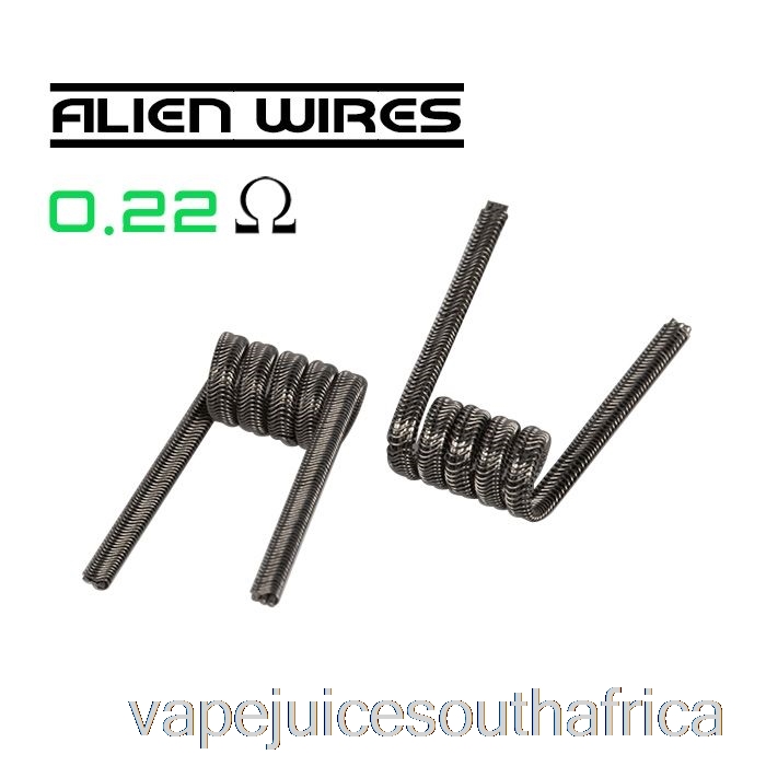 Vape Juice South Africa Wotofo Comp Wire - Prebuilt Coils 0.22Ohm Alien - Pack Of 10